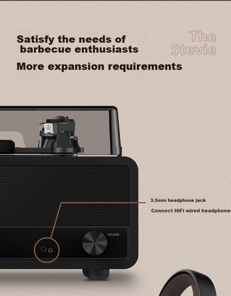 PHILIPS TAV3000B Vinyl Record Player Bluetooth Wireless Retro Audiophile Phonograph Turntable [Subsidies] Black 11