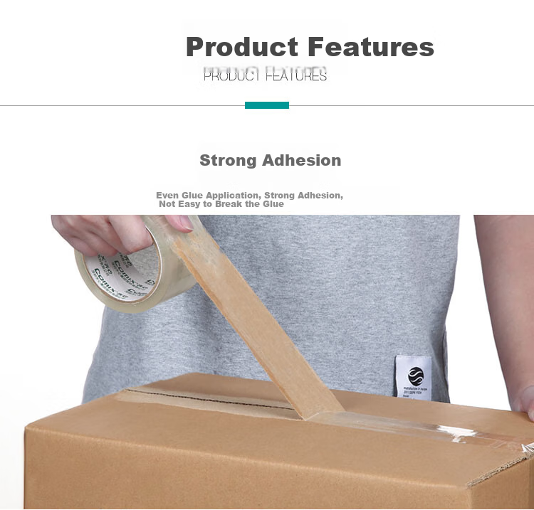 COMIX Transparent Tape/wide Tape/packaging Tape, Express Shipping Packing Tape, Transparent, 6 Rolls, Width 48mm*150y*45um, Length 137 Meters/roll, JP4815-6 2