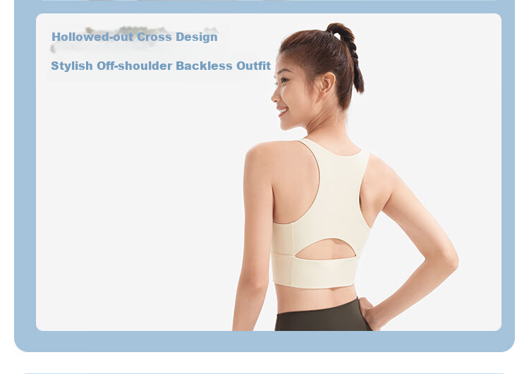 Beneunder Sports Bra Tank Top for Women, High-Intensity Running, Shock-Absorbing, Anti-Sagging Bra, Yoga Wear, Bra Can Be Worn As Outerwear 18