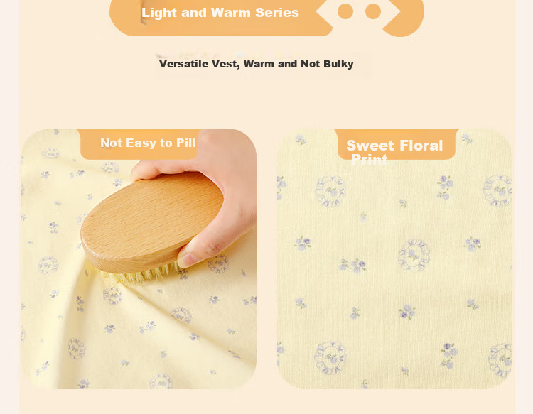 Badibadi Pure Cotton Infant And Toddler Vest, Spring And Autumn Wearable Inner Layer, Warm Fashion Versatile, Little Bear Playmate, Size 120 4