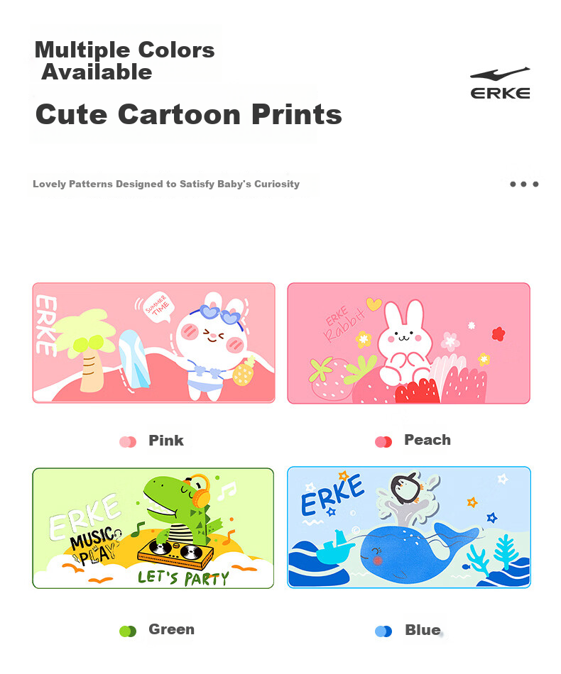 ERKE Children's Bath Towel, Super Absorbent, Quick-Drying, Bath Towel for Swimming, Portable Beach Towel, Colorful Pink 4