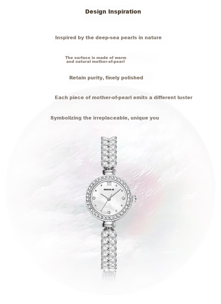 MAX-G Mermaid Watch for Women, Light Luxury Small Dial, Anniversary Gift for Girlfriend Or Wife, Birthday Present for Best Friend 2