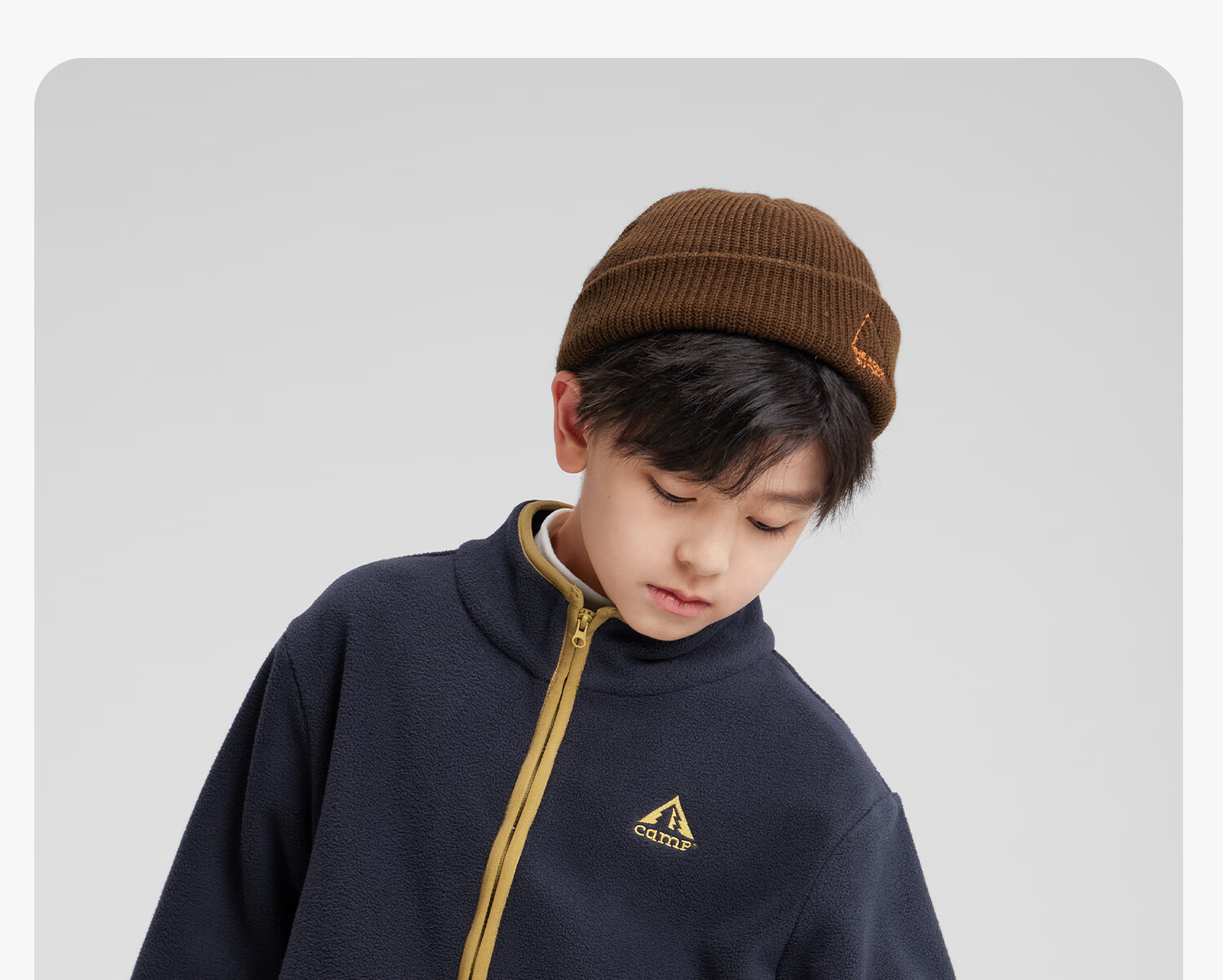 Zuoxi Boys' Fleece Jacket, 2025 New Style Children's Autumn And Winter Wear, Warm Plush Outerwear for Boys, Yellow, Size 150 7