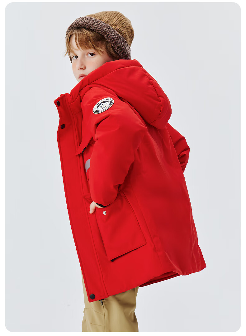 SNOWFLYING Kids Down Jacket Boys Girls Winter Thick Warm Pink 170 13
