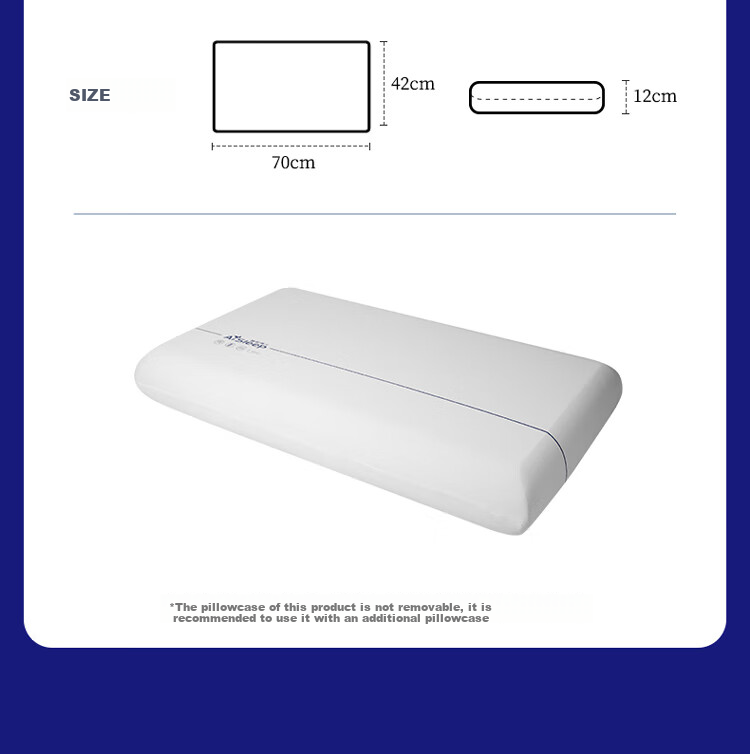 AiSleep Memory Foam Pillow, Cervical Support, Sleep Aid, Side Sleeping, Adult Deep Sleep Wide Pillow 19