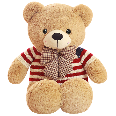 Aishangxiong Plush Toy Bear Doll Stuffed Animal Teddy Bear Stuffed Animal Children's Girl Student Birthday Gift for Girls to Give Girlfriend