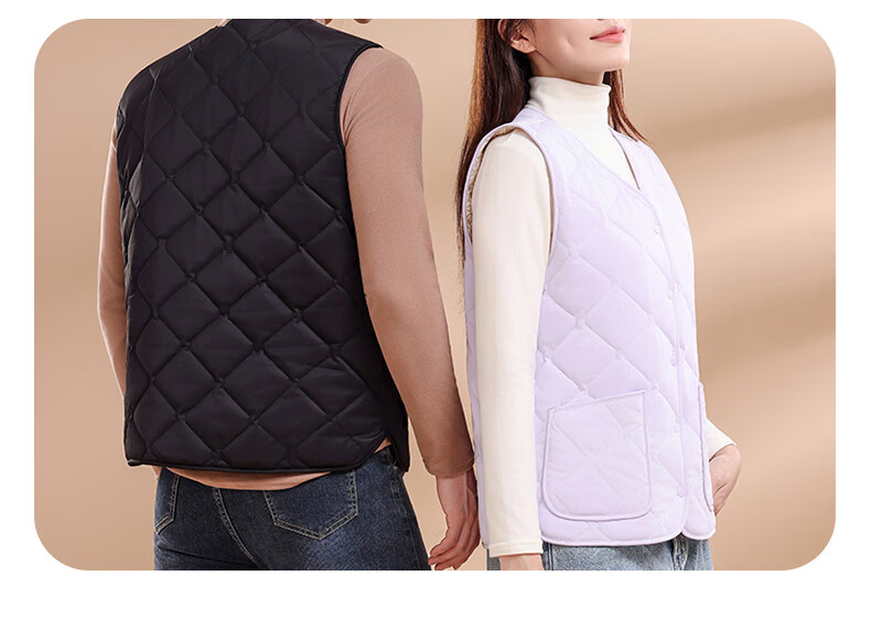 MiiOW Seasonal Thickened Base Layer Vest Lightweight Windproof Inner Jacket 10