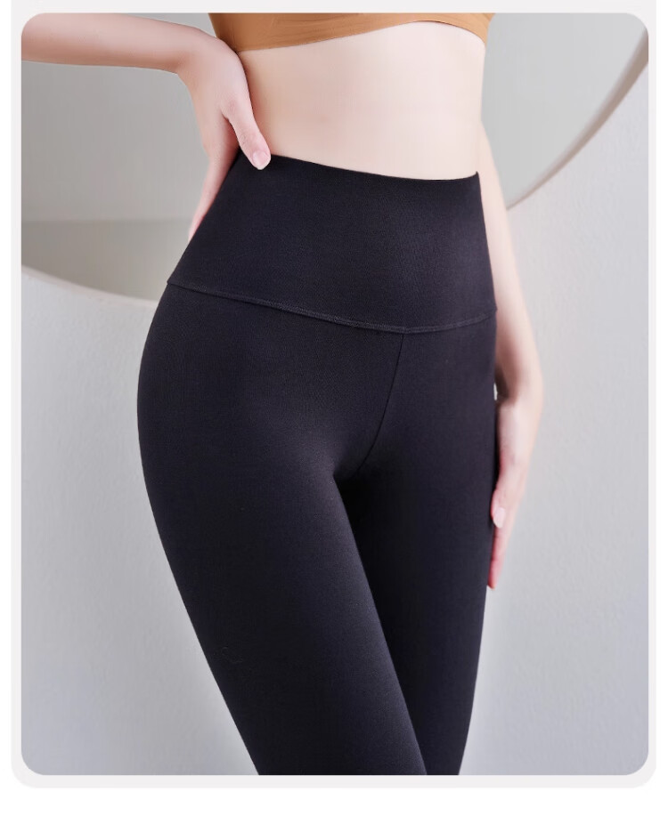 Langsha High-Waist Cloud Cotton Autumn Pants Women's Thin Inner Wear 10A Antibacterial Thermal Leggings Cotton Thread Cotton Wool Pants for Women 23