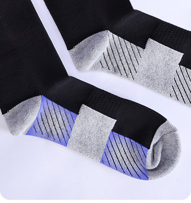Under Armour Football Socks Long Tube Professional Summer Adult Non-Slip Thin Black M (Size 37-40) 6