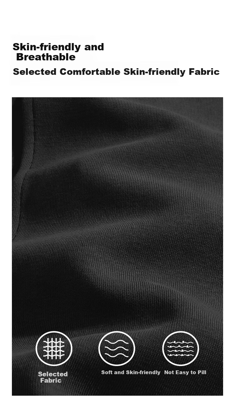 Jeanswest Women's Summer High-Waist Draped Drawstring Loose American-Style Sporty Curved Wide-Leg Pants Black M 2