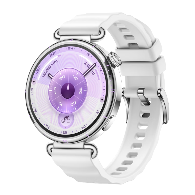 Xiaopijiang Huawei Watch Strap Compatible with New GT6/GT5 Pro/GT5/GT4 Wide Wave Silicone Band Quick Release Connector for Watch5 Women 42/41mm Dial Universal