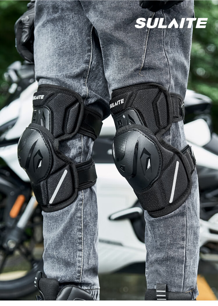 SULAITE Motorcycle Knee Pads CE Level 2 Protective Gear Four-Season Riding Armor Motorbike Safety Equipment 19