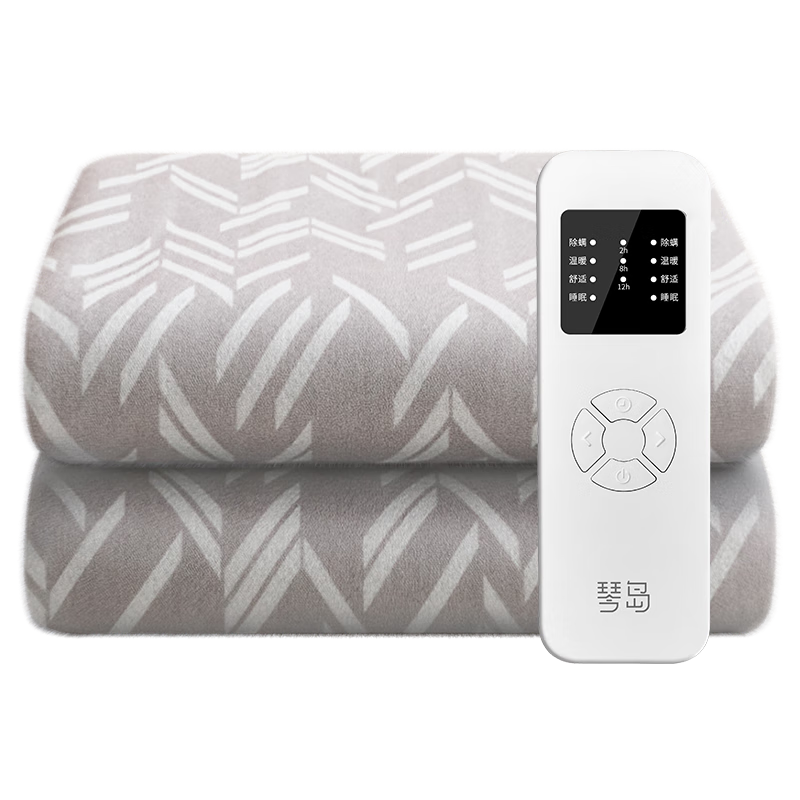 Qindao High-Temperature Power-Off Safety Double Control Timer Electric Heating Blanket for Two 1.8*1.5m