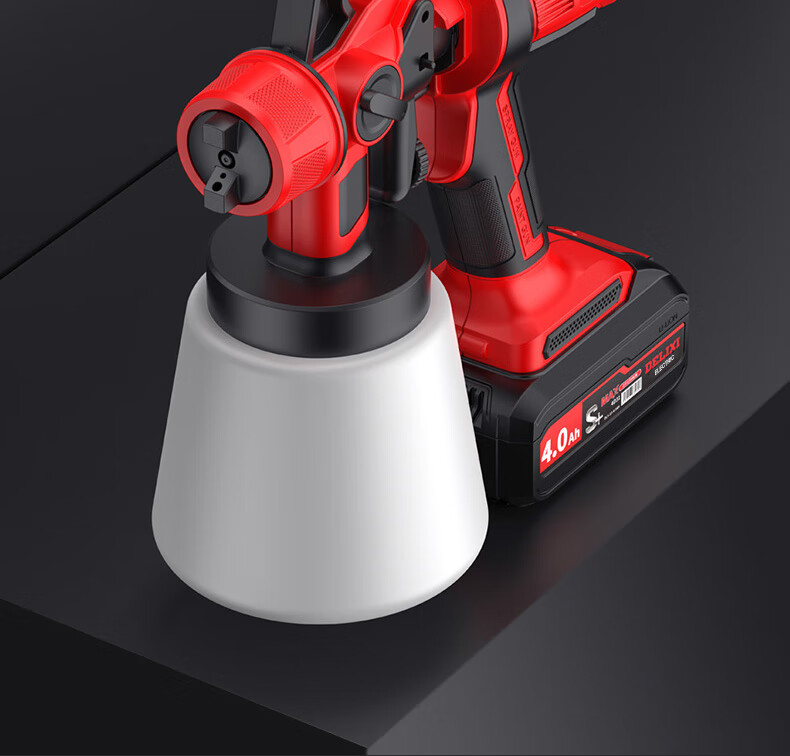 Delixi Electric 21V Electric Paint Sprayer Latex Paint Machine Oil Paint High Atomization 4.0 Single Battery Set 1