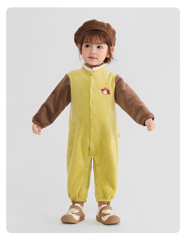Balabala BalaOne Baby Romper Newborn Infant Jumpsuit 2025 Children's Winter Fleece Cute 208425120215 10