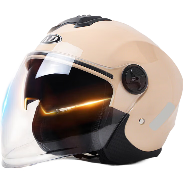 AD Electric Bicycle Helmet, 3C Certified, New National Standard, for Men And Women, Summer Sun Protection, Breathable, Electric Scooter Safety Helmet, Unisex, Four Seasons, Dual Visor, Riding Half Helmet, Women's Style, 169 Chujunmi
