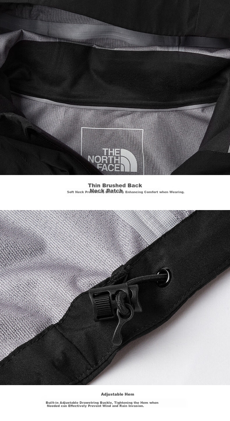 The North Face Men's Outdoor Windproof And Water-Resistant Single-Layer Hard Shell Jacket 8AP0 JK3 S 4