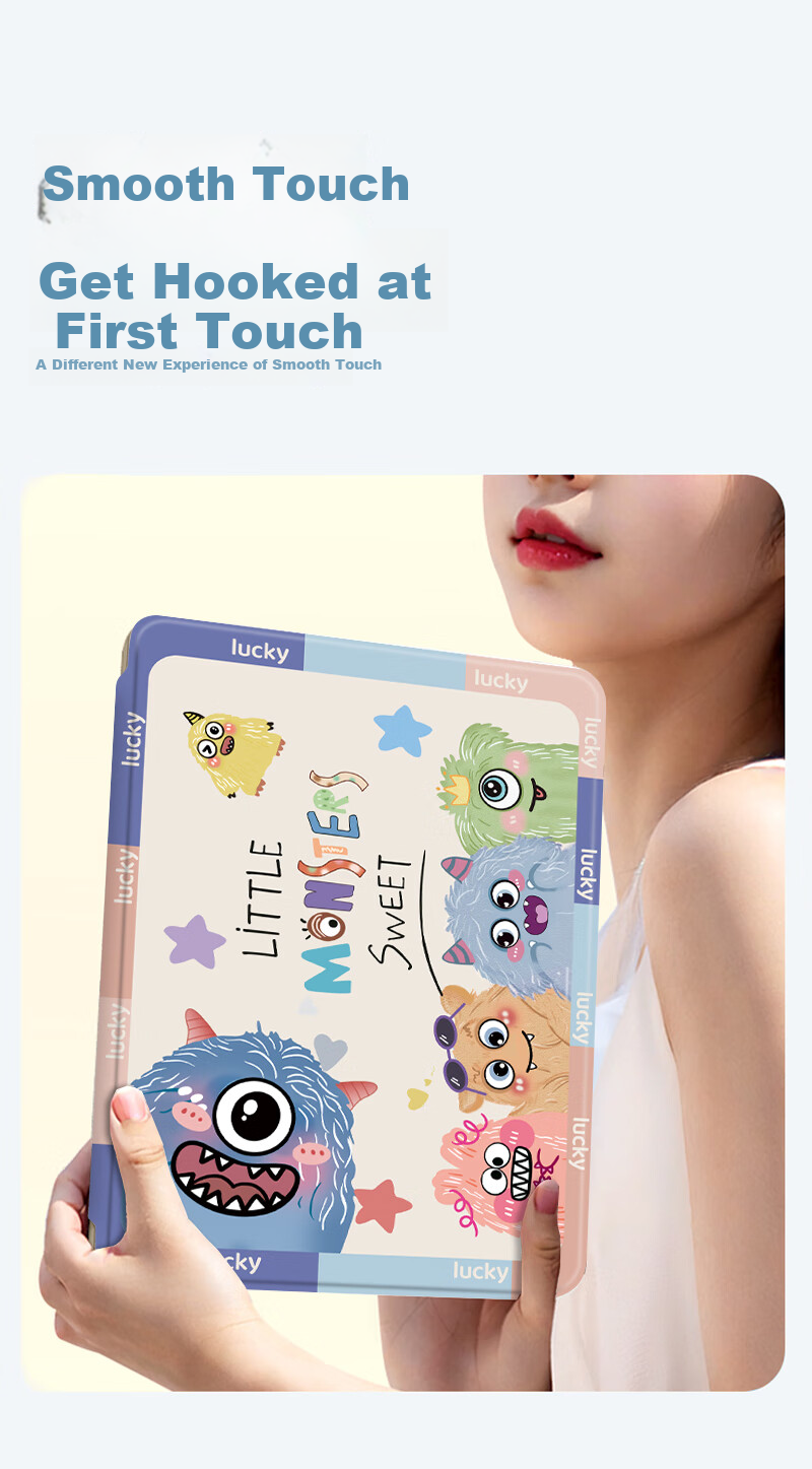 Shihan Rotatable Protective Case for Huawei MatePad SE Active Edition 11-Inch 2024 Tablet, Rotatable And Vertical Support, Full Protection, Shockproof, Anti-Bend, Cartoon Cute Design with Pen Holder 5