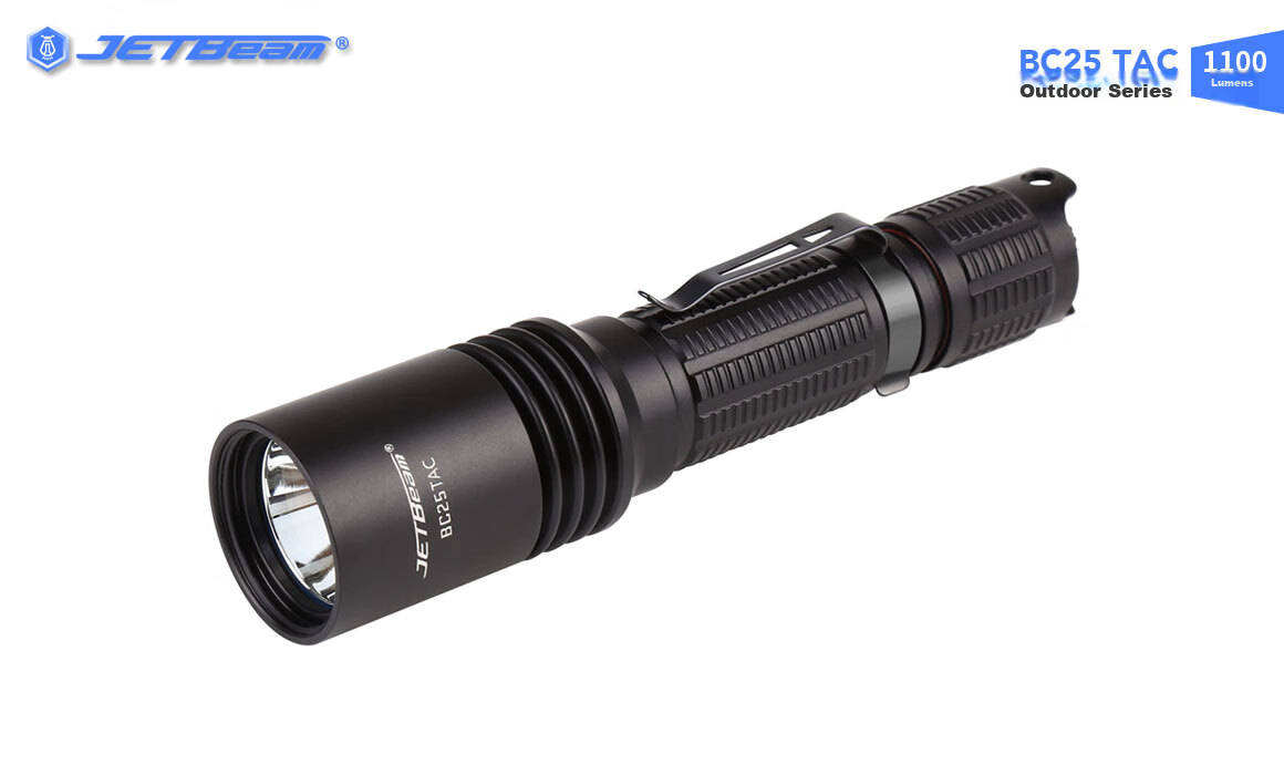 JETBeam BC25TAC High-Intensity Flashlight, Outdoor Bright Long-Range Emergency Camping Light 17