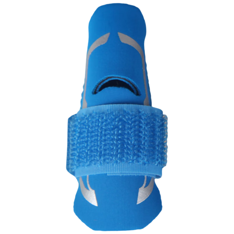 AQ Finger Immobilization Protective Sleeve for Sports, Basketball, Volleyball, Blue Compression Model B30922S/M, Single Piece