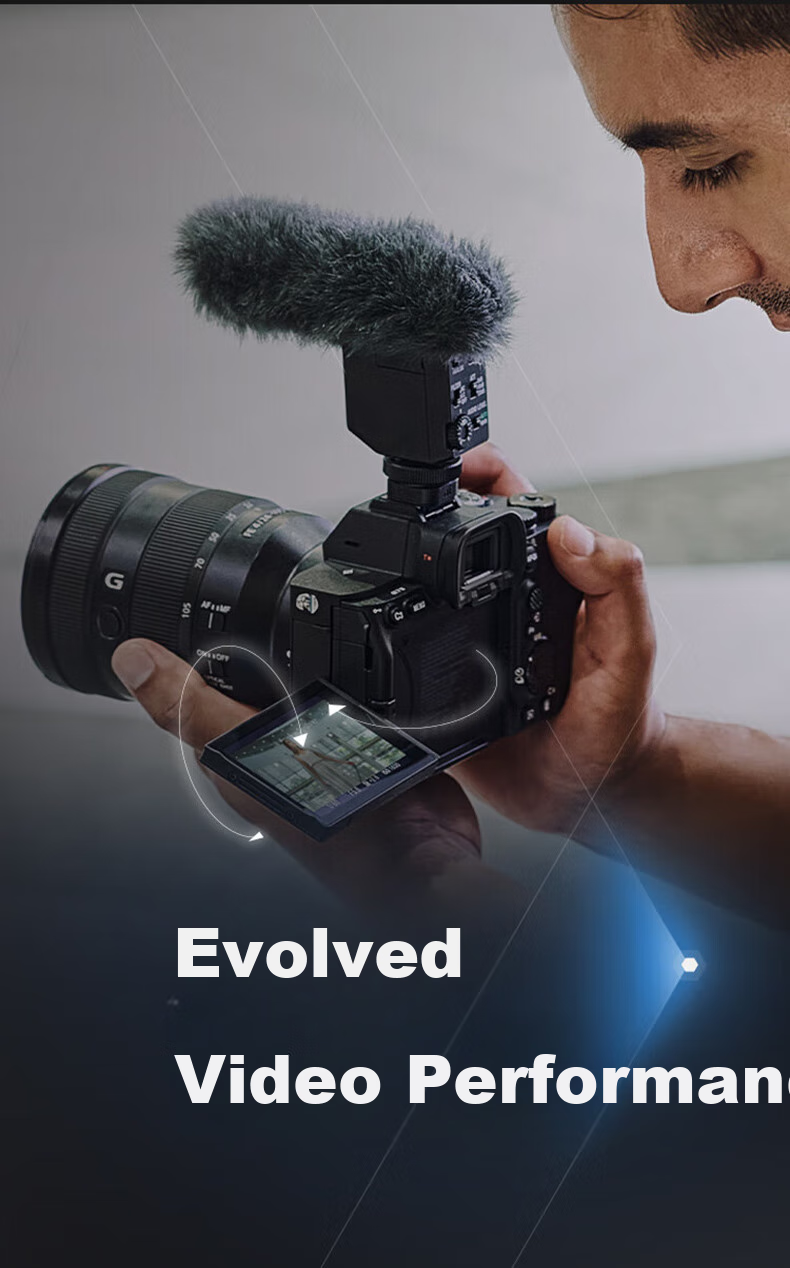 SONY ILCE-7M4 Full-Frame Mirrorless Camera, Professional Creative Appearance Filter, 4K Video Vlog Shooting, A74/α7IV A7M4 Travel Photography Kit 12