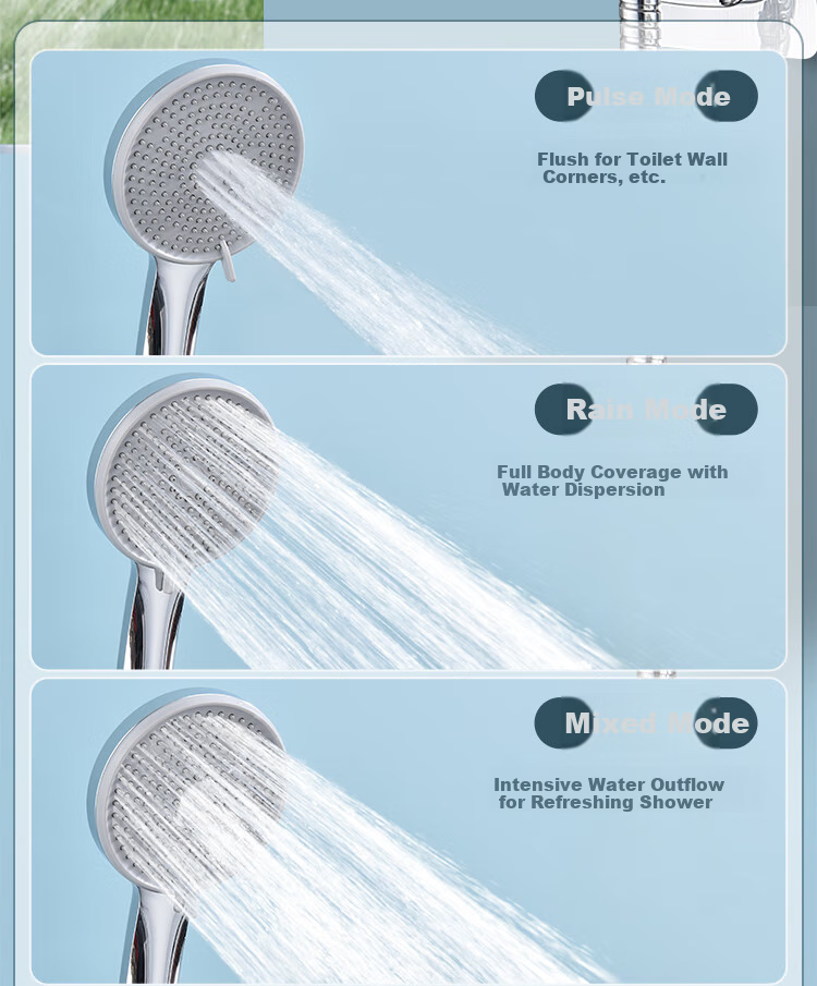 Larsd Shower Faucet Mixer Valve Set, Bathtub Mixer Tap Set, Bathroom Hot And Cold Shower Switch LD5003T 4