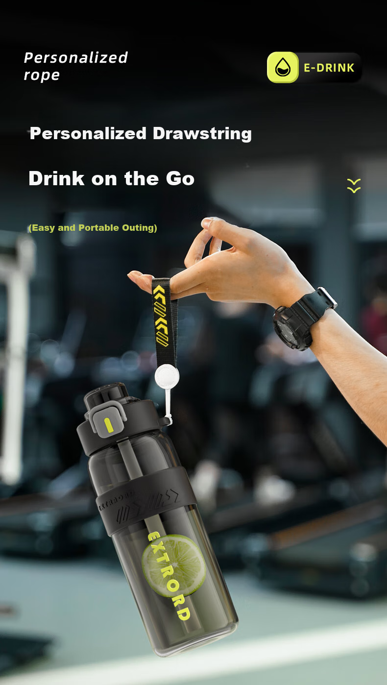 Xiduomi Large Capacity Sports Water Bottle with Dual Drinking Straws for Men, Women, Outdoor Activities, Fitness, And Students - Portable Water Cup 11