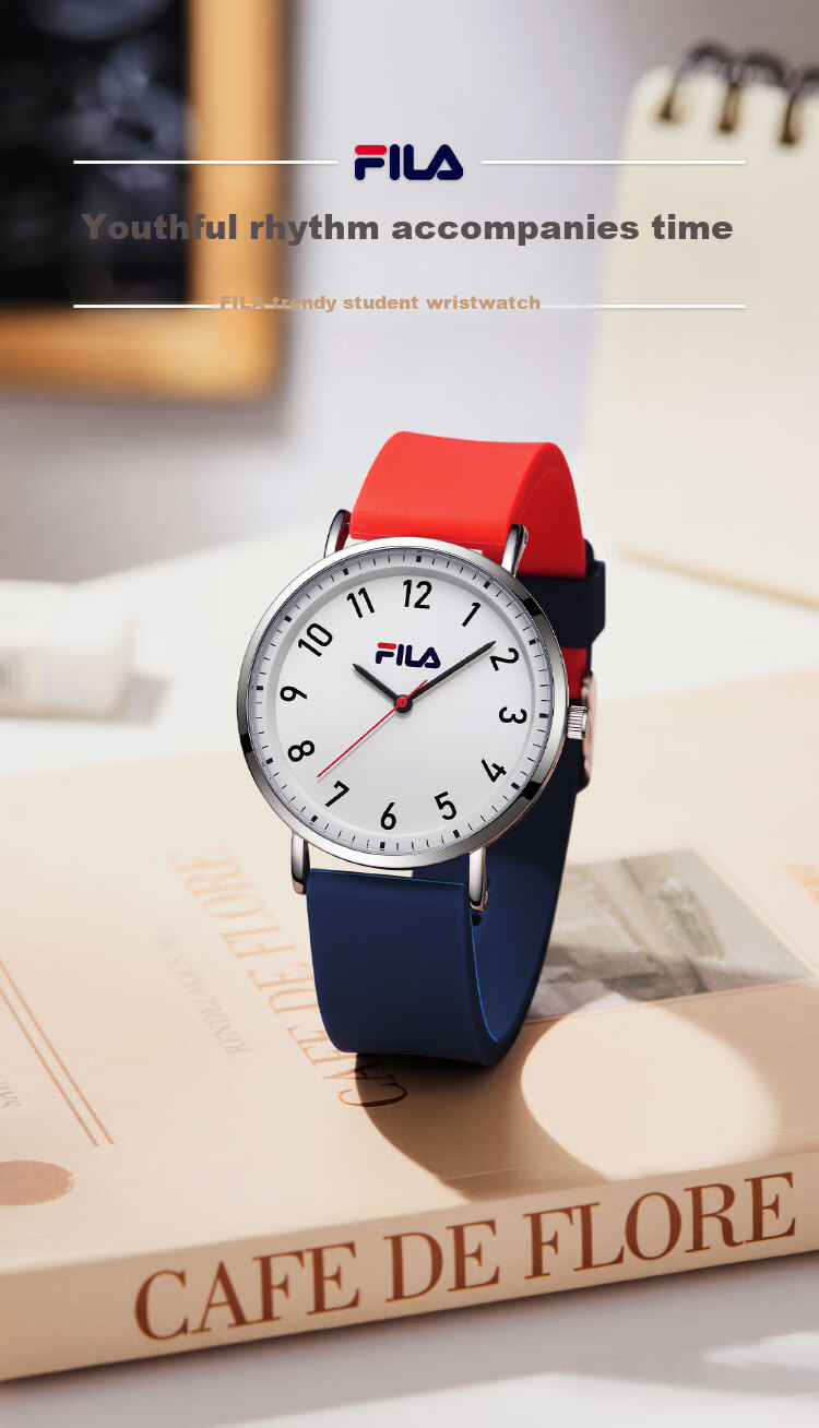 FILA Watch, Youth Waterproof Wristwatch, for Male And Female Students in Middle And High School, Exam Silent Watch, Model 6707 1