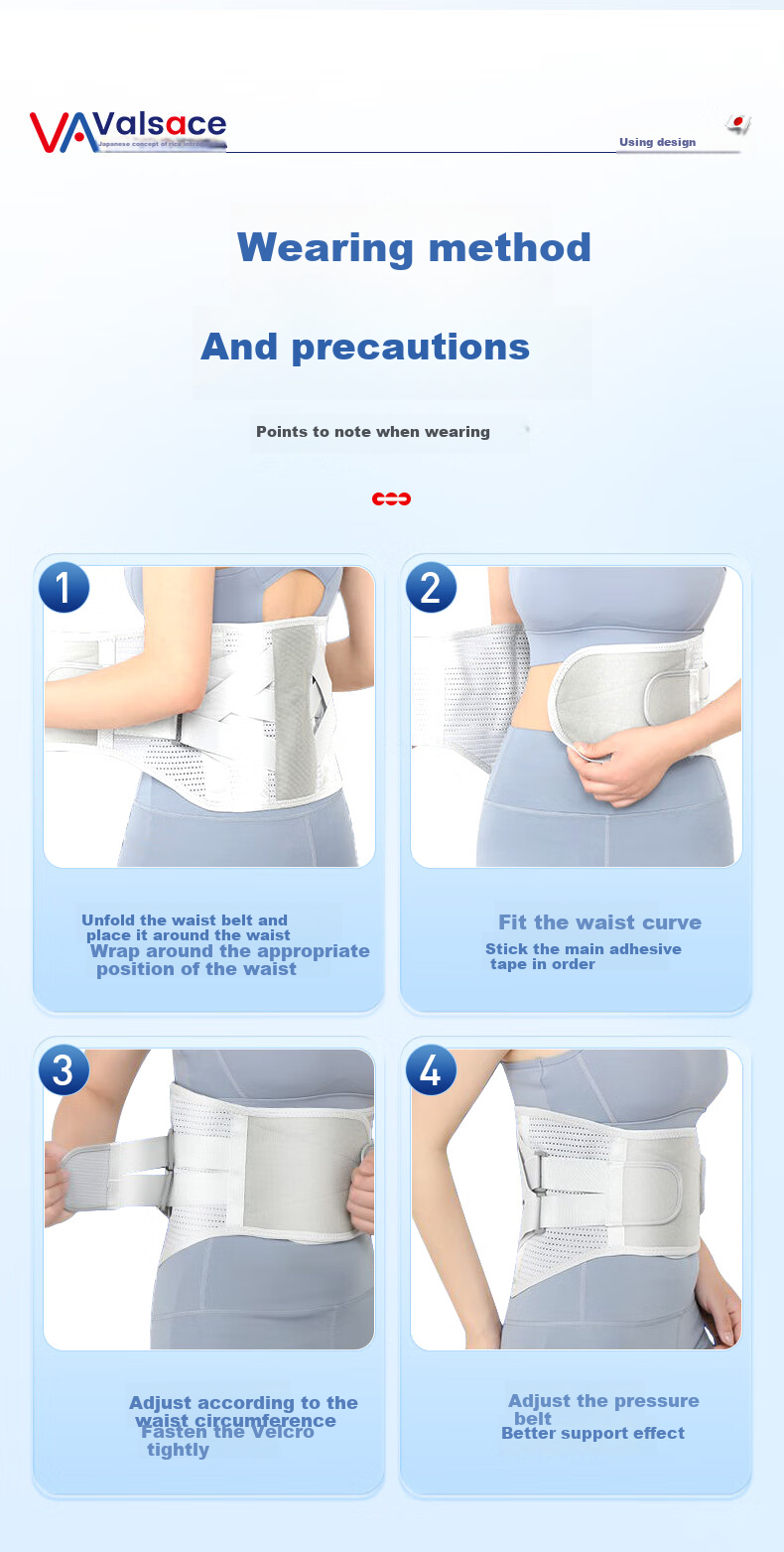 Valsace Medical Back Support Belt for Herniated Disc, Lumbar Muscle Strain, Spine Protection, Warmth, Waist Circumference, Steel Plate Support, Autumn And Winter, Size L 14