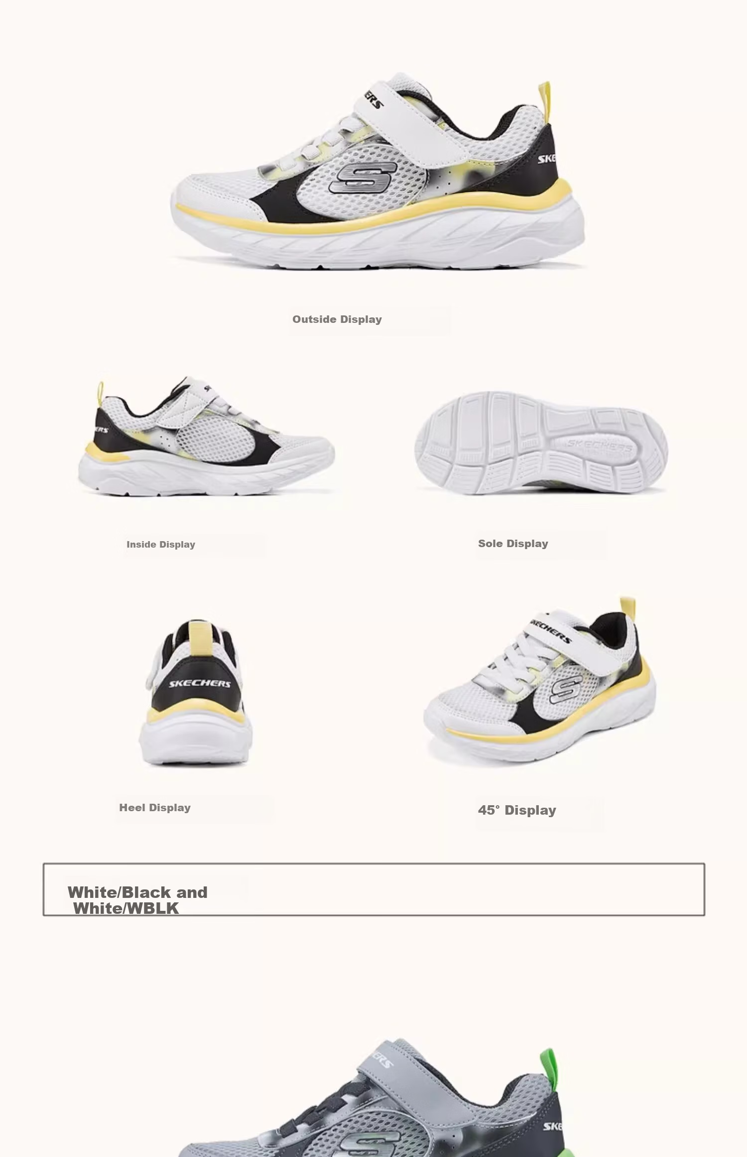Skechers, Versatile Comfortable Children's Fashion Sports Shoes, Casual Sneakers, 303978L 22
