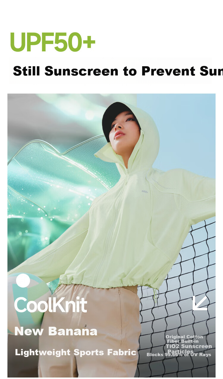 Beneunder Women's Sun Protection Clothing, Summer Ultra-Light Cool-Feeling Sun Protection Garment, Outdoor Sports Loose Jacket DS835 6