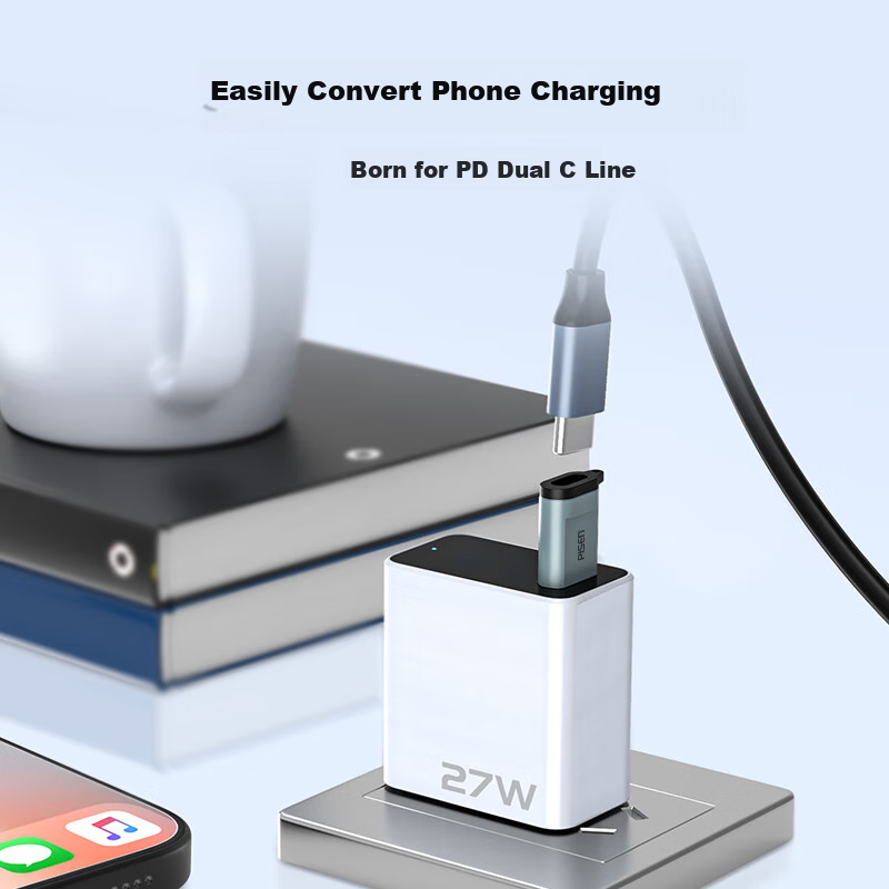 Адаптер PISEN USB 3.2 на Type-C OTG, 10 Гбит/с, для Apple, Huawei, Android, ноутбуков, черный