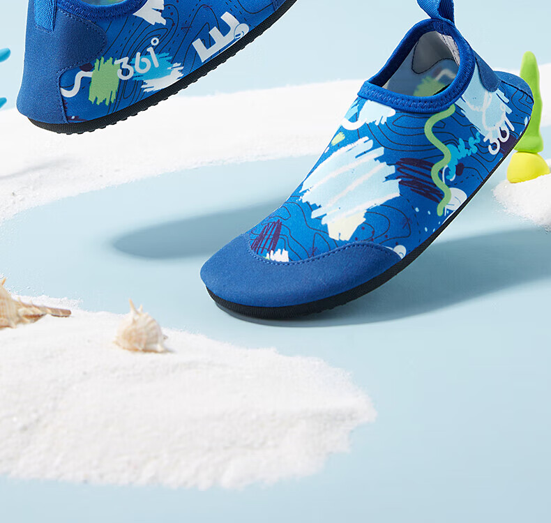 361° Kids Boys Beach Sandals Swimming Shoes Outdoor Water Park Floating Creek Shoes Non-slip Cut-resistant Barefoot Skin-friendly Shoes 7