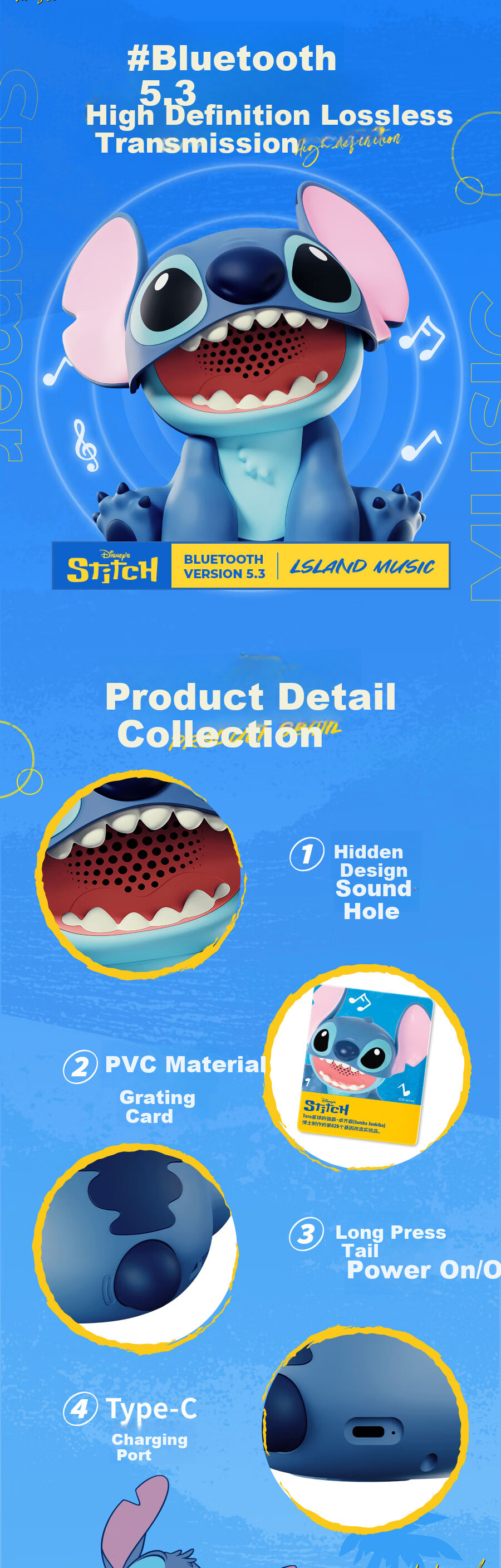 MARtube Stitch Bluetooth Speaker, Desk Speaker Collaboration, Practical Peripherals, Wedding Gifts, Housewarming Presents, Creative Graduation Gifts for Boys, Men, Boyfriends, Girls, Birthday Gifts 4