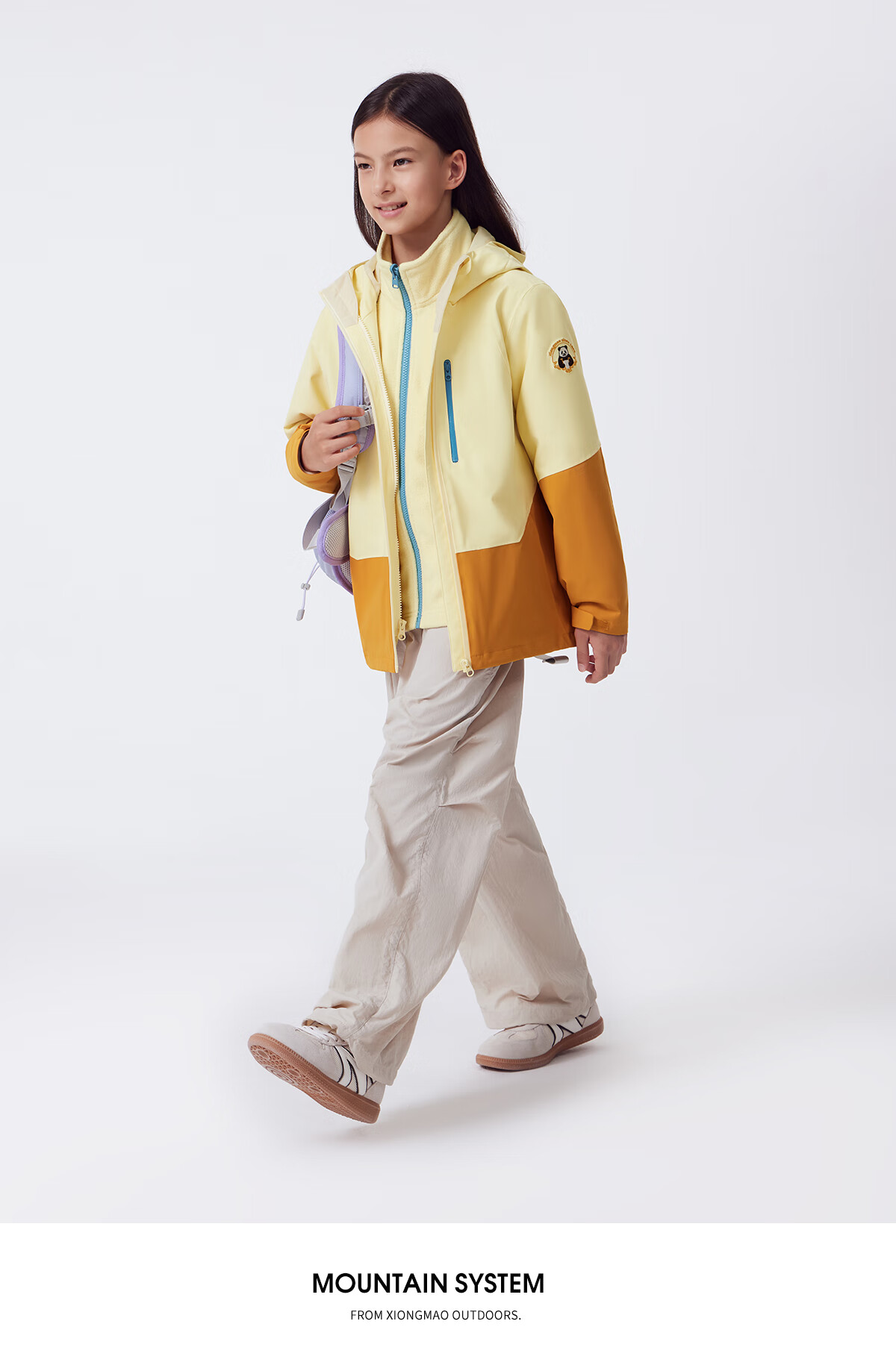 Panda Camel Kids 3-in-1 Waterproof Warm Hiking Mountaineering Outdoor Jacket for Boys and Girls B315,150 13