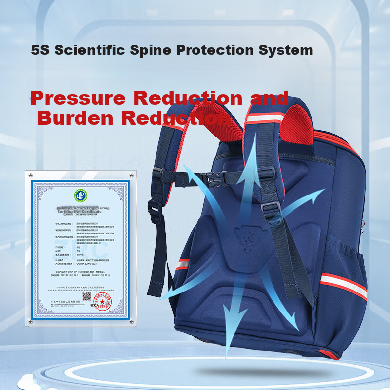 KVG Schoolbag for Primary School Students, Children's Spine Protection And Load Reduction Backpack for Grades 1-3, Girls And Boys