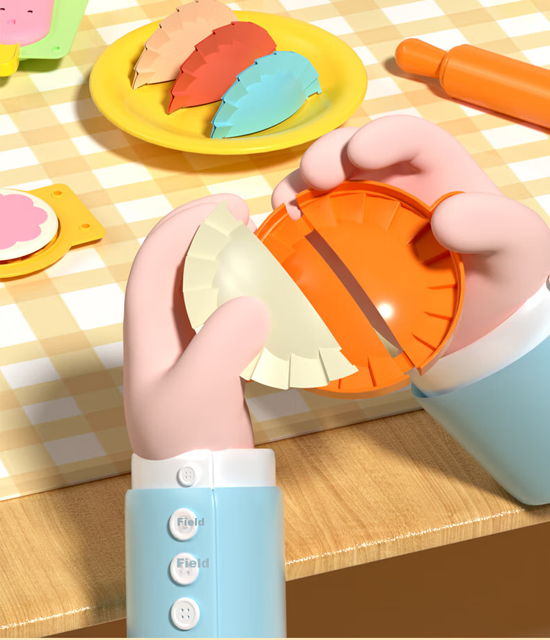 BIG TAYLOR Clay Noodle Machine, Play Dough Cooking Toy, Ice Cream Clay, Little Yellow Duck, Birthday Gift for Boys And Girls 4