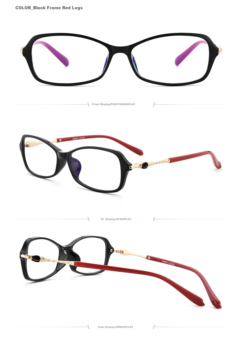 BUZZ Anti-Blue Light Reading Glasses for Women, Fashionable Ultra-Light Imported Lenses, High-Definition Presbyopic Glasses for Elderly, Genuine Comfortable School Supplies 12