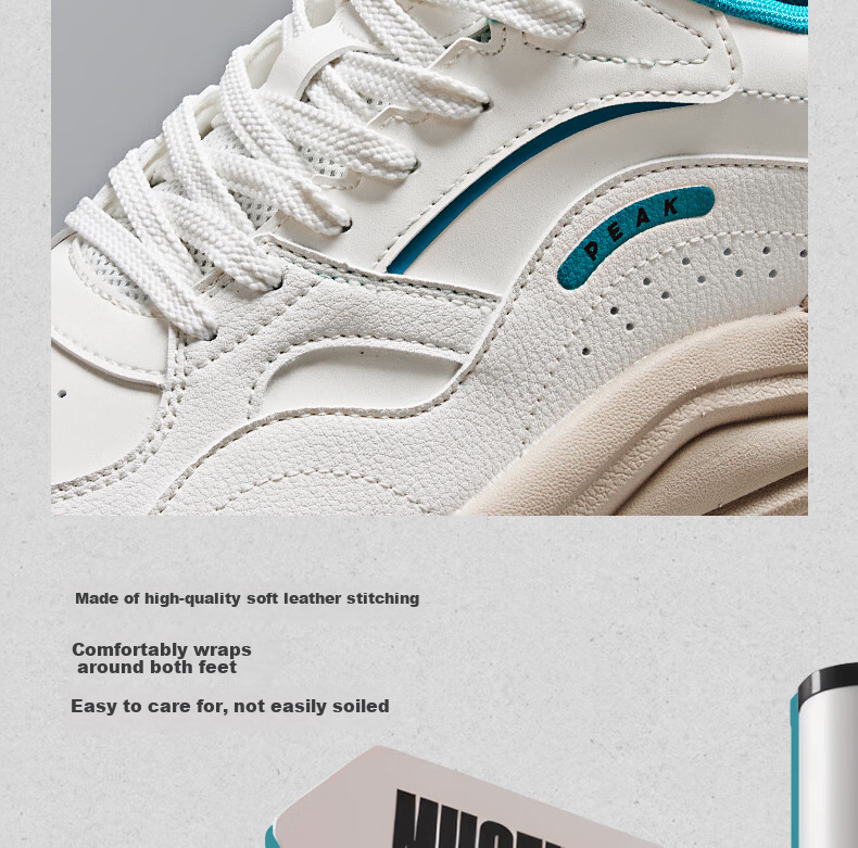 Peak Taiji Manxing Summer Thick-Soled Casual Height-Increasing Lightweight Running Sports Shoes DB530447 7