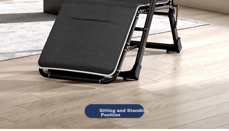 Wenna Folding Chair Bed, Office Nap Bed, Single Bed, Nap Chair, Sleeping Chair, Accompanying Care Bed, Camp Bed, Thickened Cotton Pad 5