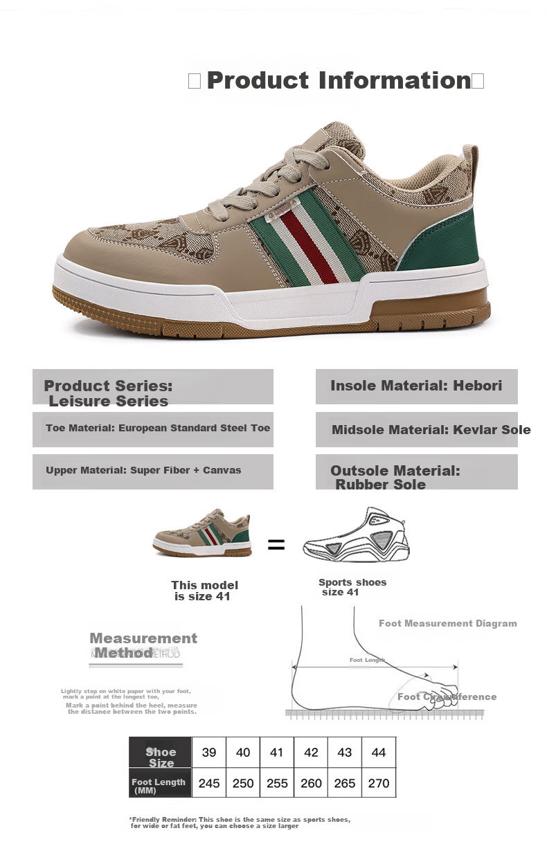 Fumeier Safety Shoes for Men, Steel Toe Cap, Puncture-Resistant, Comfortable, Lightweight, Wear-Resistant Work Boots F075BK Size 41 10