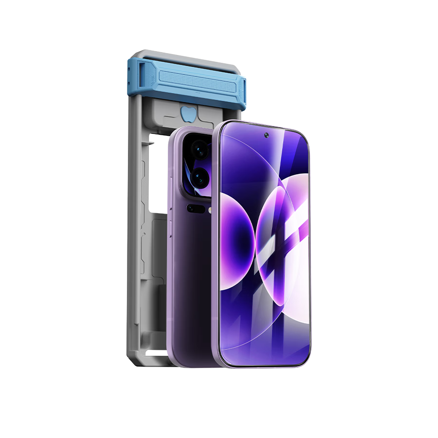 Защитное стекло Wali для Xiaomi 17 Pro Max, полное покрытие, 3D горячее изгибание, HD, ультразвуковой отпечаток пальца, защита от падения, устойчивость к царапинам