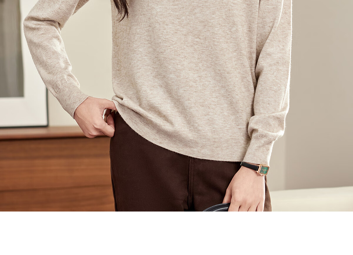 Pincai Women's Knit Sweater Half Turtleneck Autumn Winter Solid Color Base Layer Knit Top PW17ZS952 22