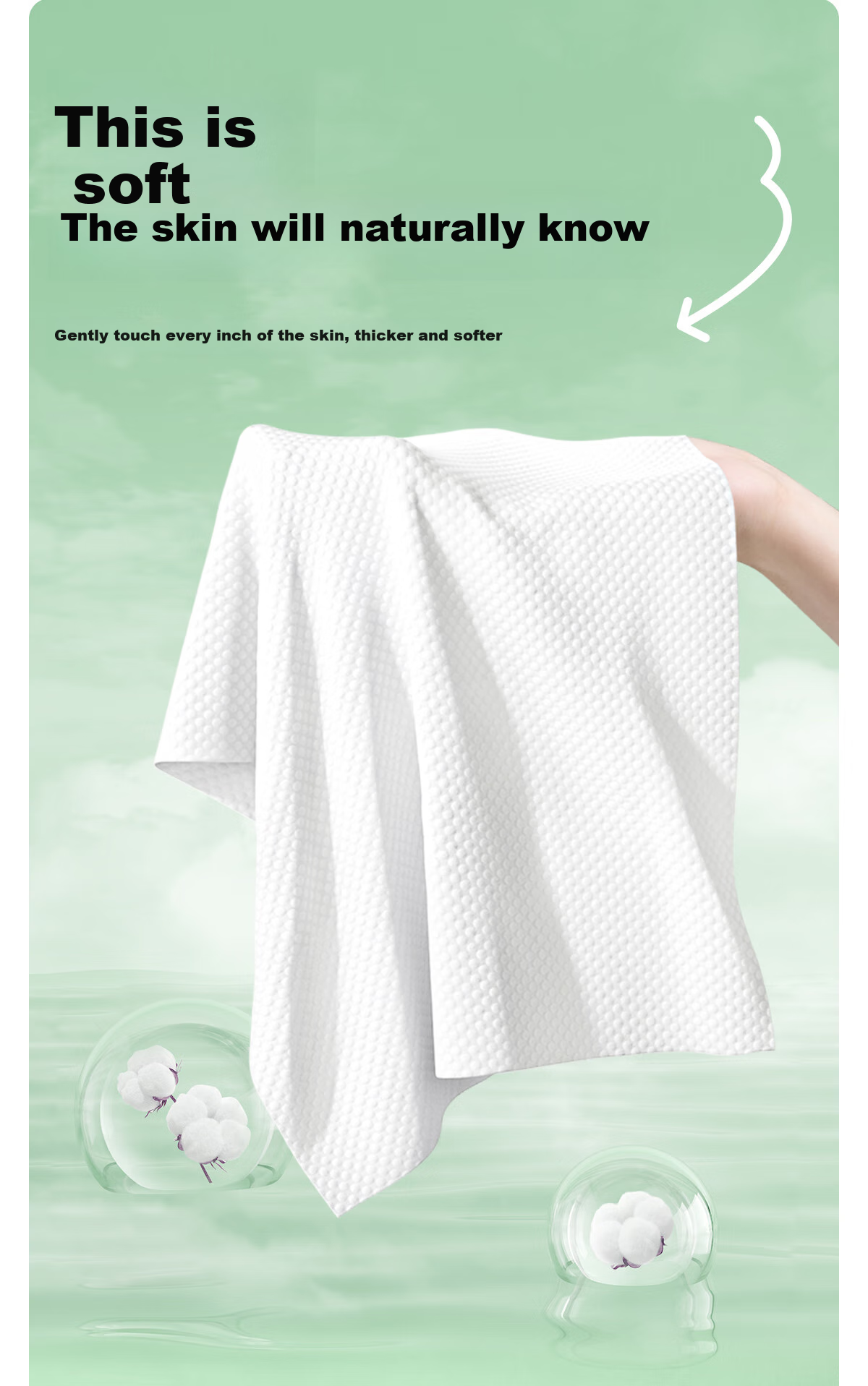 BADIGAO Pure Cotton Disposable Bath Towel, Individually Packaged Travel Accessory, Compressed Towel for Tourism And Hotels, Thickened And Enlarged 8