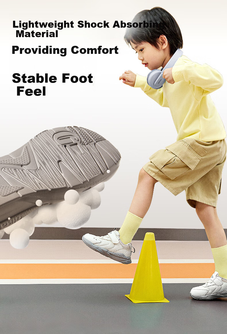 Ginoble Toddler Shoes, 18 Months to 5 Years Old, Spring 2025, Retro Children's Shoes for Boys And Girls, Spring And Autumn Style GW1698, Bright White/pink 4