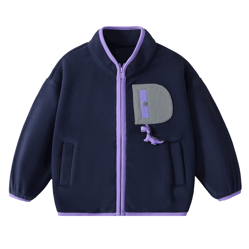 MQDMINI [Anti-Static] Boys' Fleece Jacket Children's Outdoor Sports Camping Baby Toddler Coat