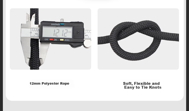Geermu Single-Waist Safety Belt with Small Hook, 5 Meters, National Standard Electrical Safety Lanyard with Hook, GM3617 16