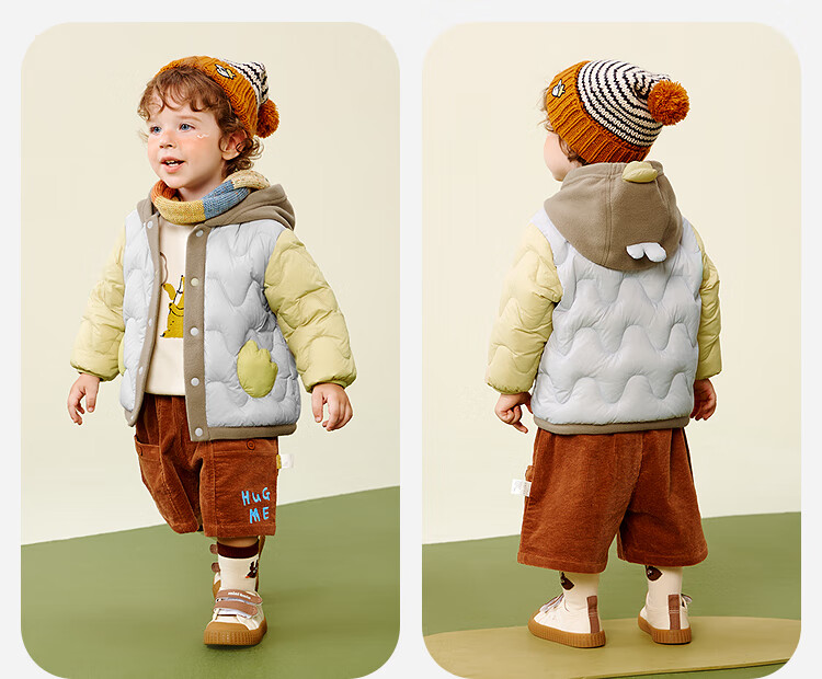 Minibala 【Three-proof】Lightweight Baby Down Jacket for Boys and Girls Winter Warm Down Coat 2025 New Arrival 7