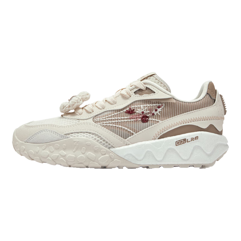 361° Women's Sports Shoes, Spring And Summer Season, Suobing 2SE Retro Mesh Breathable Casual Thick-Soled Dad Shoes, 682516761-2
