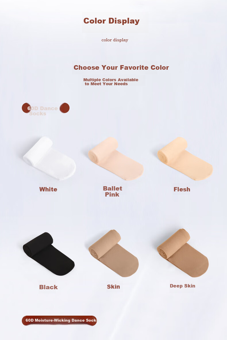 Aiwuge Children's Dance Tights, Thin Spring And Autumn Style, Pantyhose for Girls' Exams And Dancing, Base Layer Socks, 180D - White, 2 Pairs, Size M 4